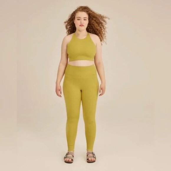 Girlfriend Collective Compressive High-Rise Legging Pear (Sold Out Color!) - Picture 1 of 6